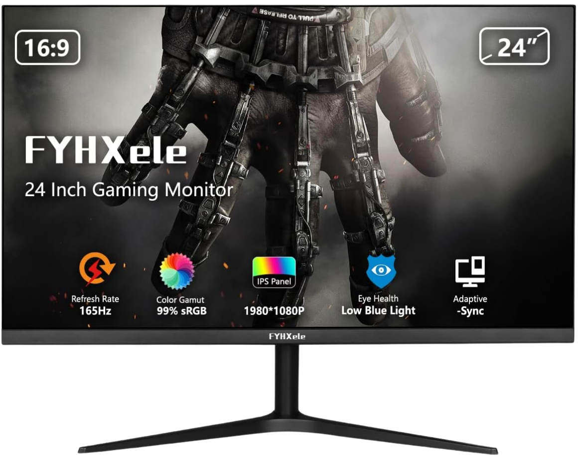 MONITOR GAMING FYHXELE 24" 165Hz Full HD 1080P G2465F