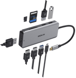 Hub 9 en 1 USB-C Adaptador Multifunción