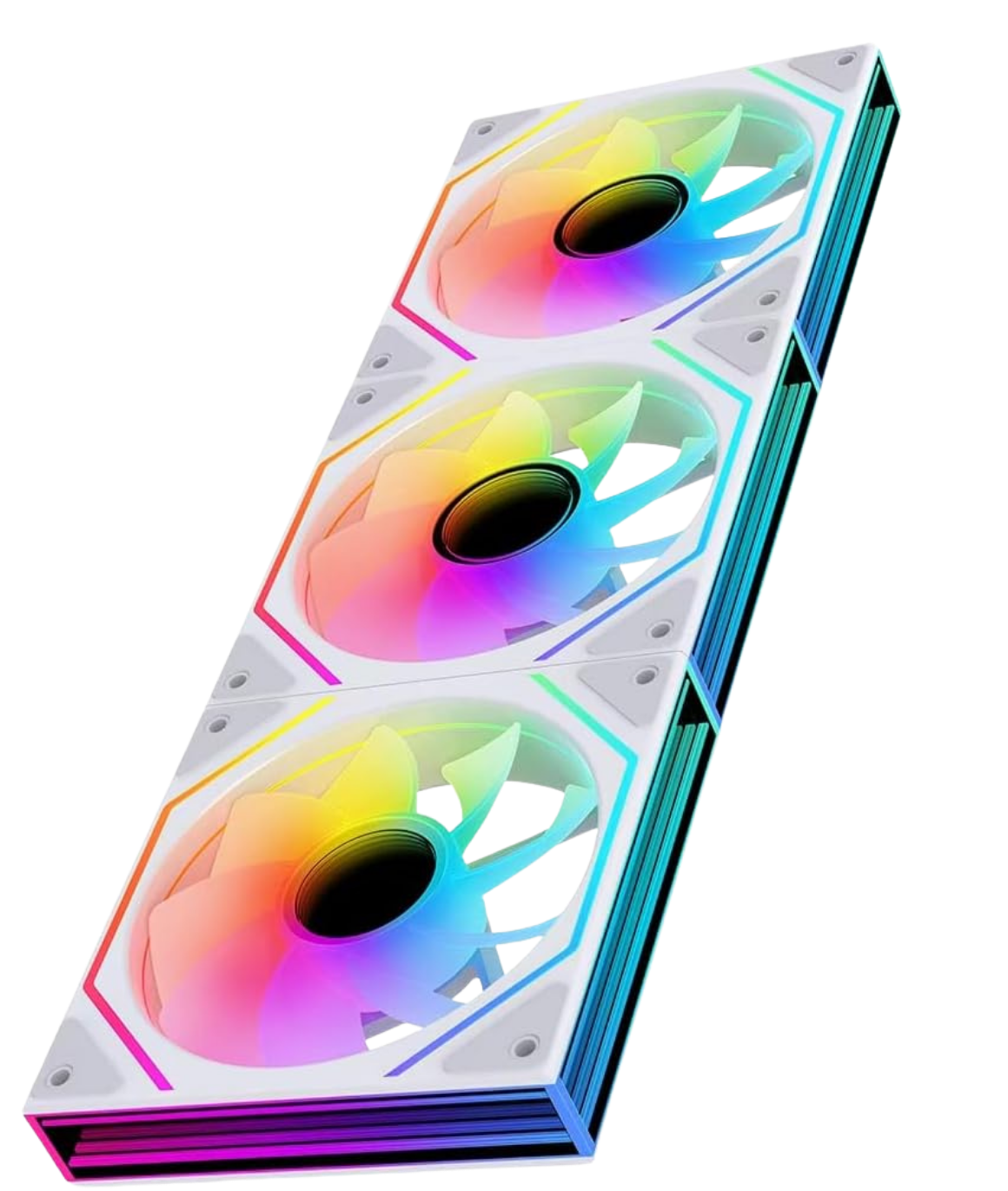 Jungle Leopard Prism6 Max ARGB Kit 3 Ventiladores Blanco
