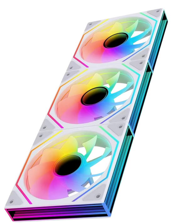 Jungle Leopard Prism6 Max ARGB Kit 3 Ventiladores Blanco