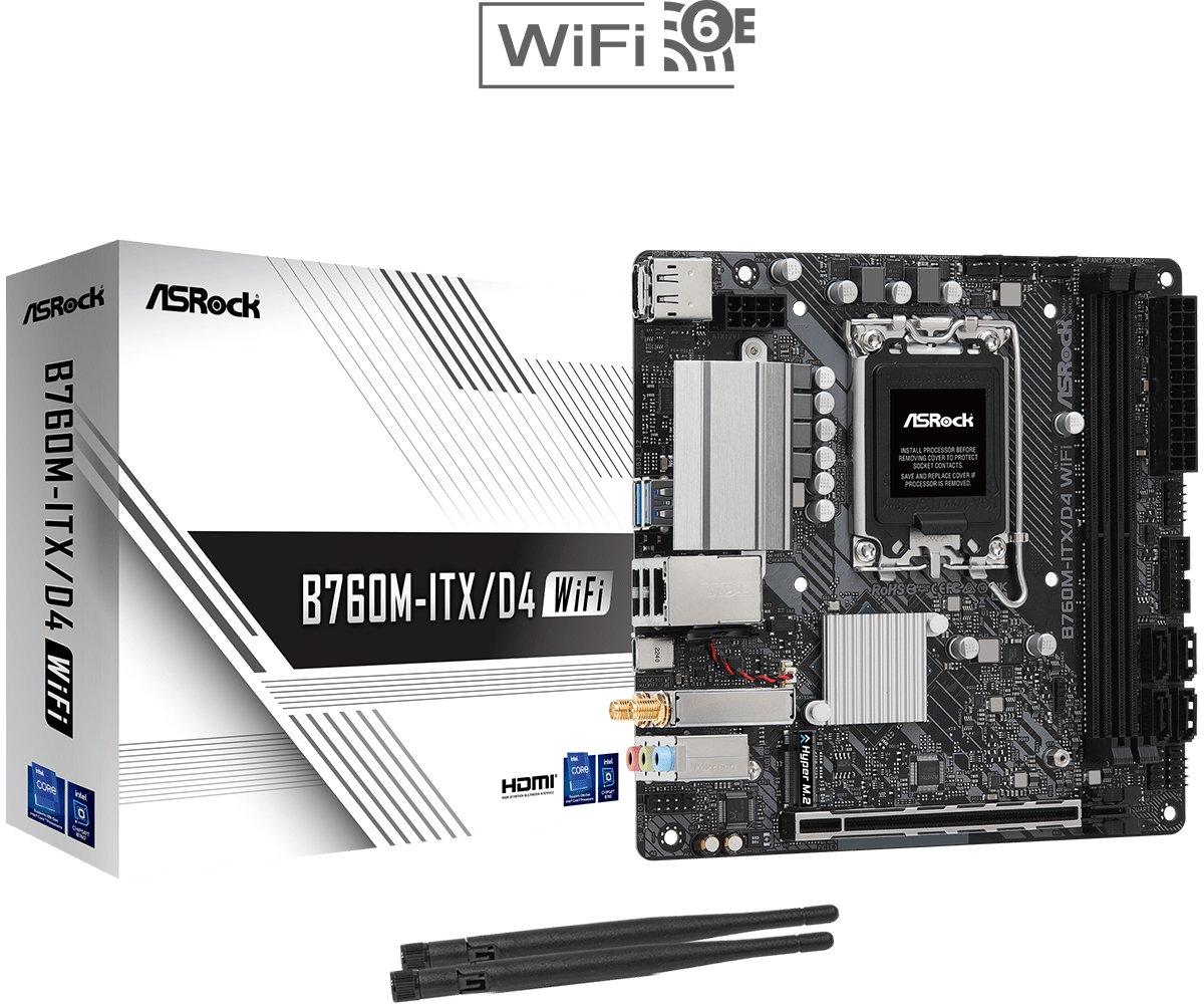 ASROCK B760M-ITX/D4 WIFI