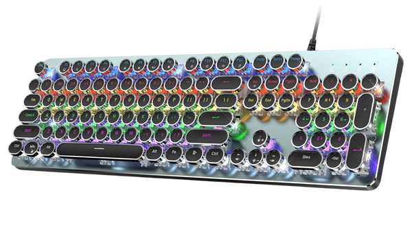 Teclado Risophy Estilo Máquina de Escribir