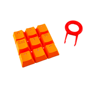 Kit 9 Teclas Naranjas para Teclado Mecánico