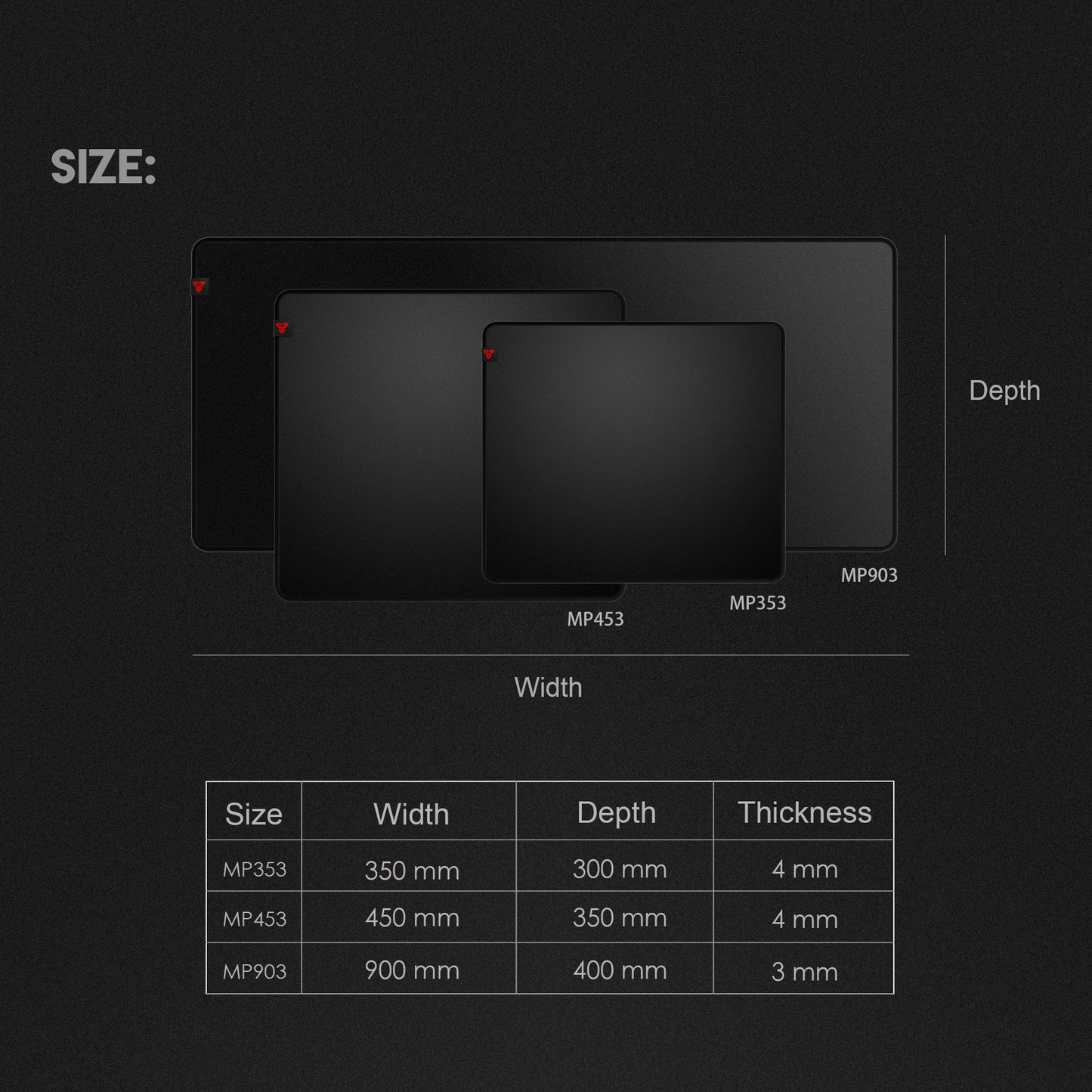 FANTECH AGILE MP903 MOUSE PAD 90X40CM