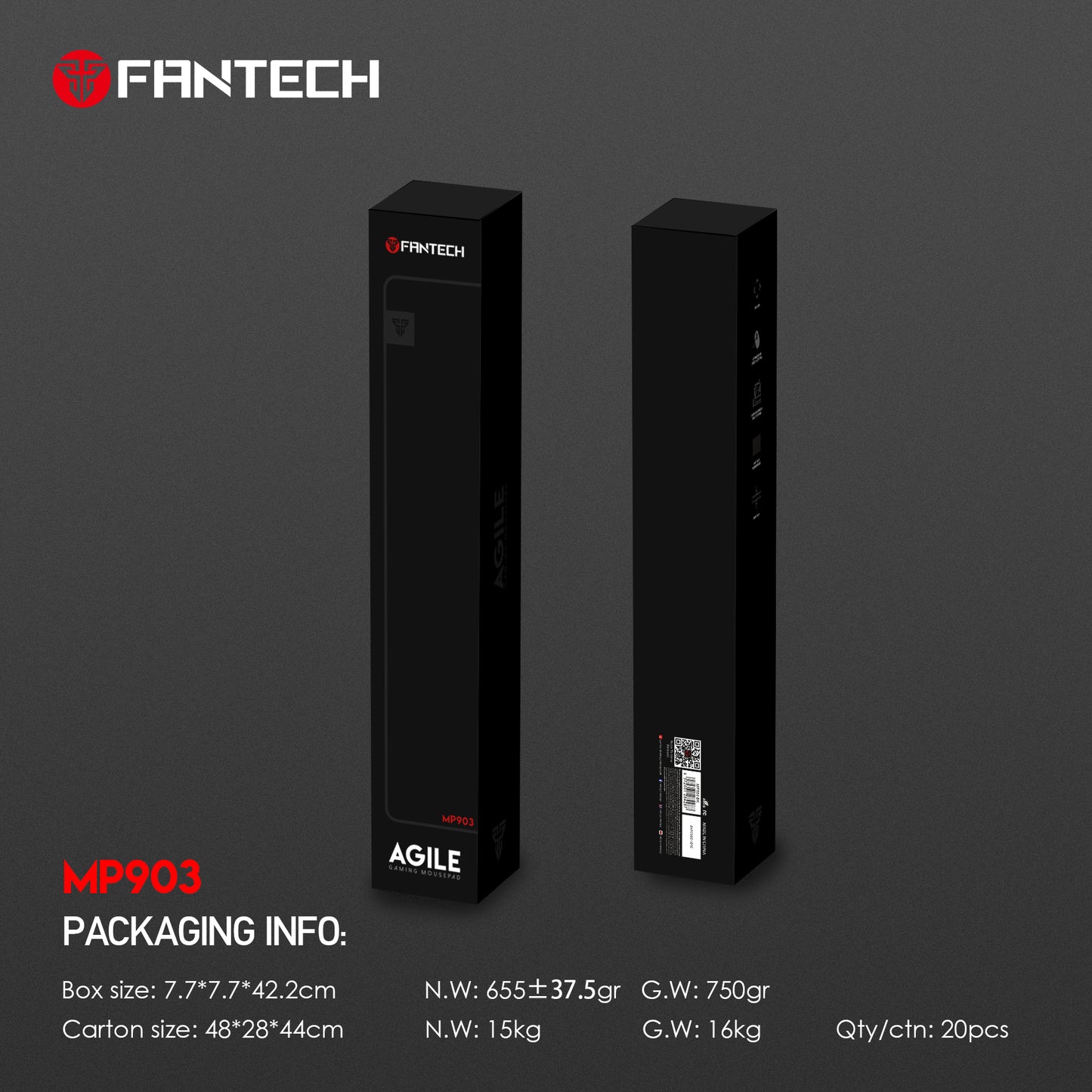 FANTECH AGILE MP903 MOUSE PAD 90X40CM