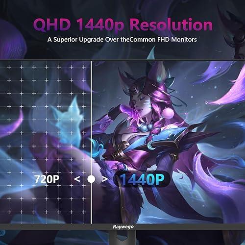 RAYWEGO 27 PULGADAS 2K QHD 180HZ