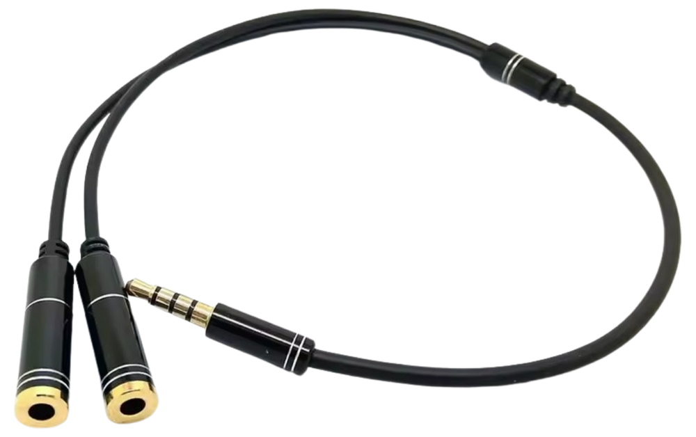 Adaptador de Audio 1 a 2