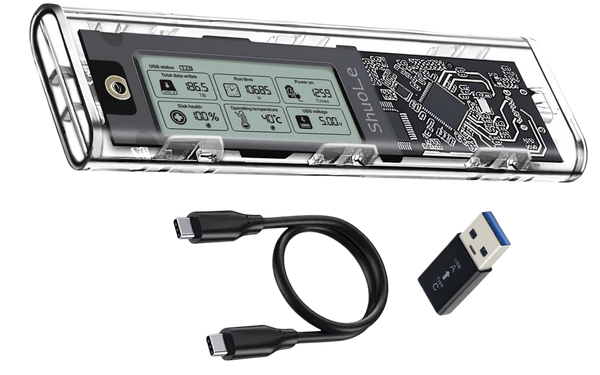 Enclousure Shuole M.2 NVMe USB-C Smart Digital