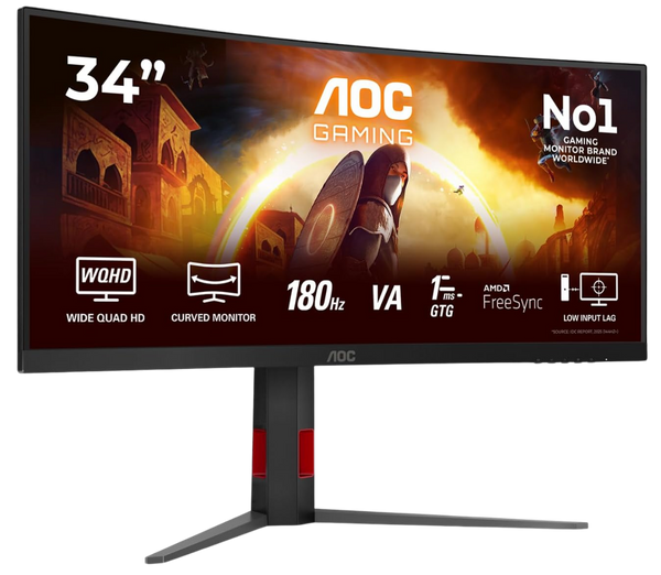 CU34G4V 34" Ultrawide 180Hz