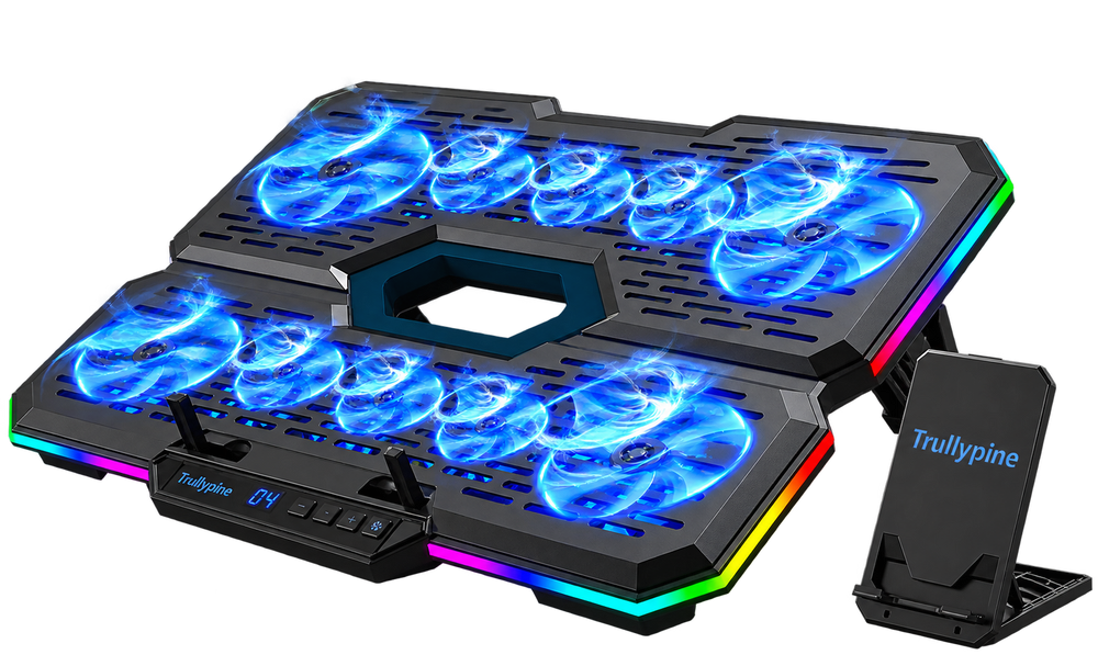 Trullypine Base Enfriadora RGB 10 Ventiladores
