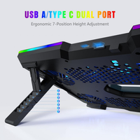 Trullypine Base Enfriadora RGB 10 Ventiladores
