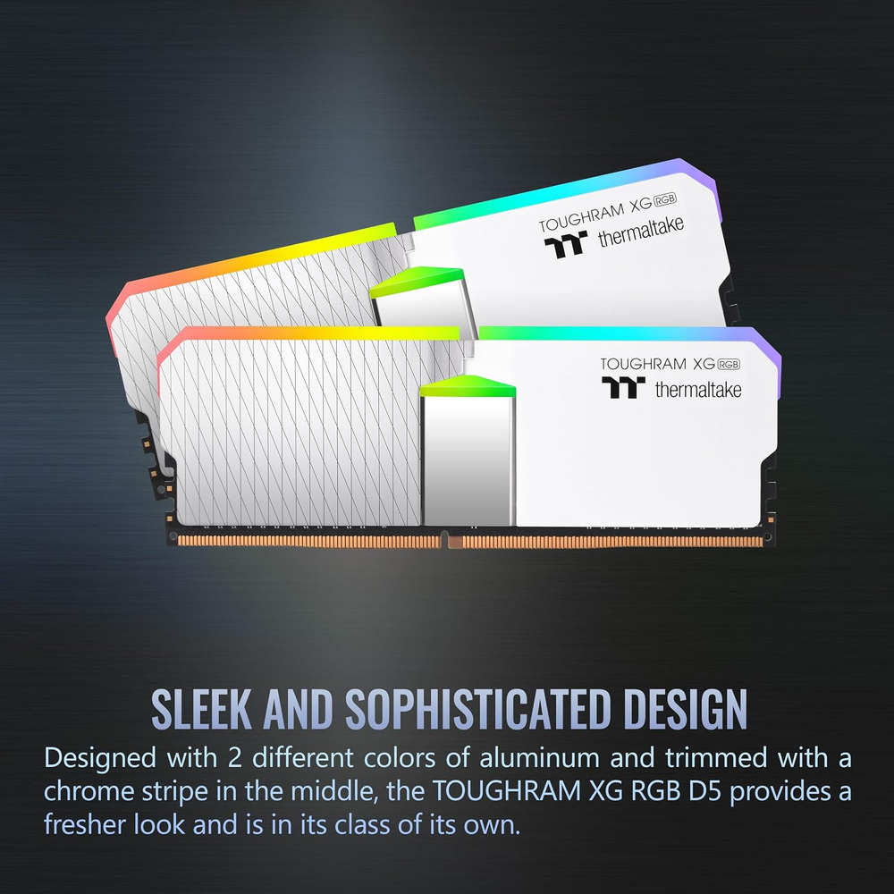 Thermaltake Toughram XG RGB DDR5 32GB (2x16GB) 5600MHz Blanco