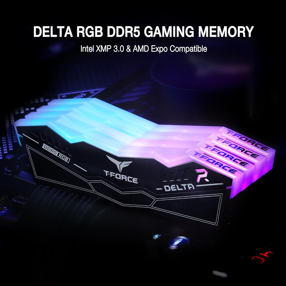 T-Force Delta RGB DDR5 32GB (2x16GB) 6000MHz