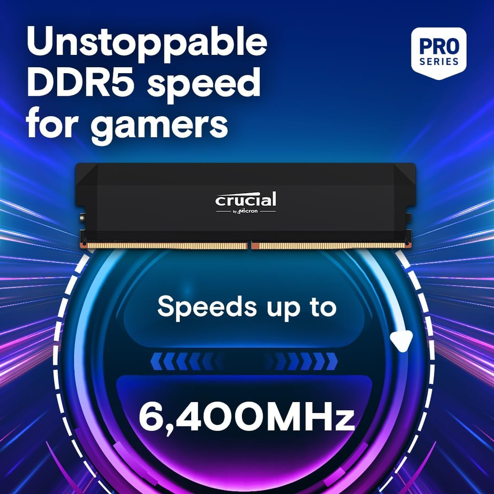 Crucial DDR5 32GB (2x16GB) 6400MHz