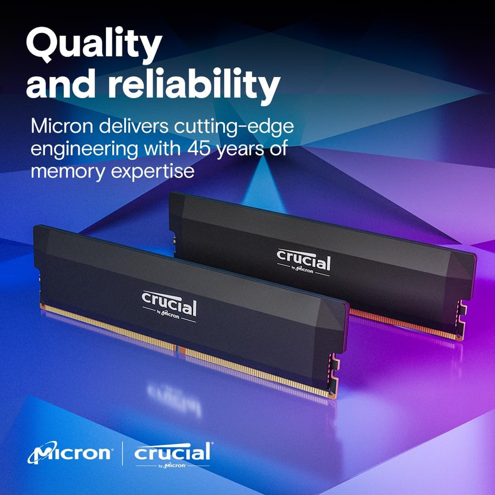 Crucial DDR5 32GB (2x16GB) 6400MHz