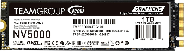 SSD TeamGroup NV5000 1TB NVMe Gen4