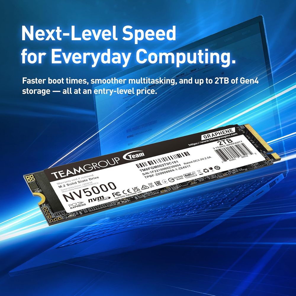 SSD TeamGroup NV5000 1TB NVMe Gen4