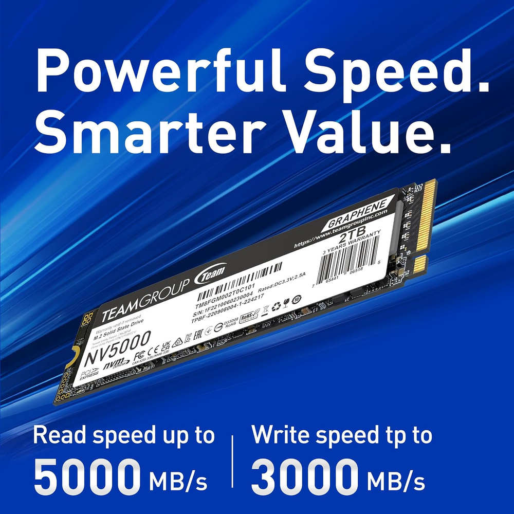 SSD TeamGroup NV5000 1TB NVMe Gen4