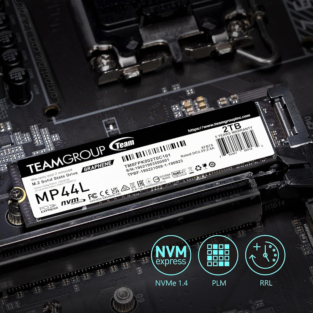 SSD TeamGroup MP44L 500GB NVMe Gen4