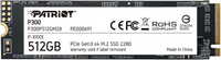 SSD Patriot P300 512GB NVMe