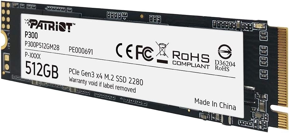 SSD Patriot P300 512GB NVMe
