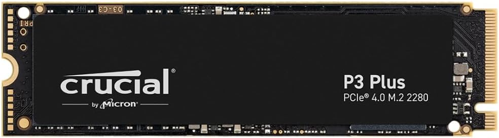 SSD Crucial P3 Plus 1TB NVMe Gen4
