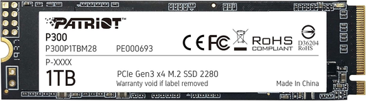 PATRIOT P300 DISCO DURO M.2 1TB