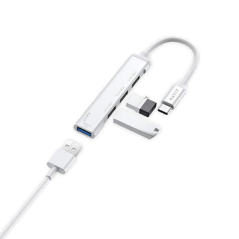 HAVIT HB41 HUB TIPO C A 4 PUERTOS USB