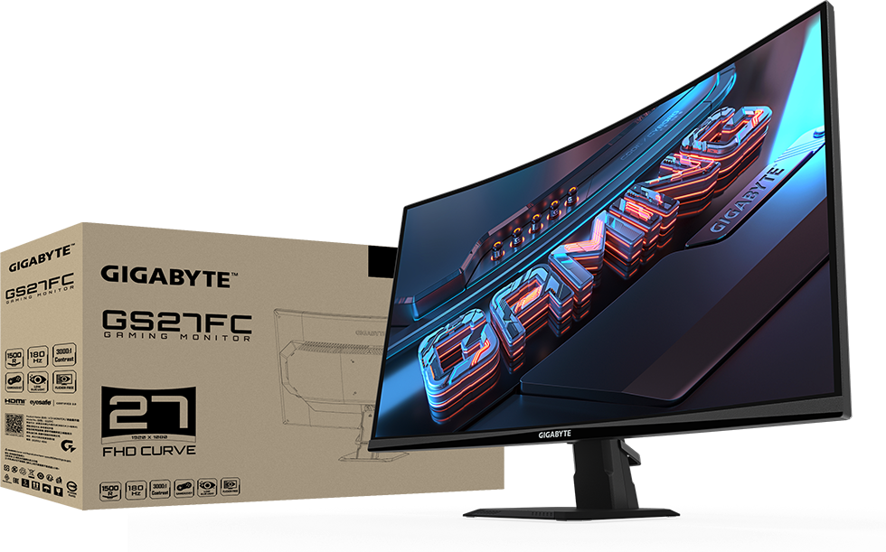 GS27FC 27" FHD Curvo 180Hz