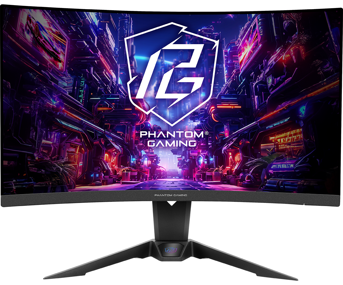 MONITOR ASROCK 27 PHANTON GAMING 180 hz PG27QRT2A CURVO 1440P
