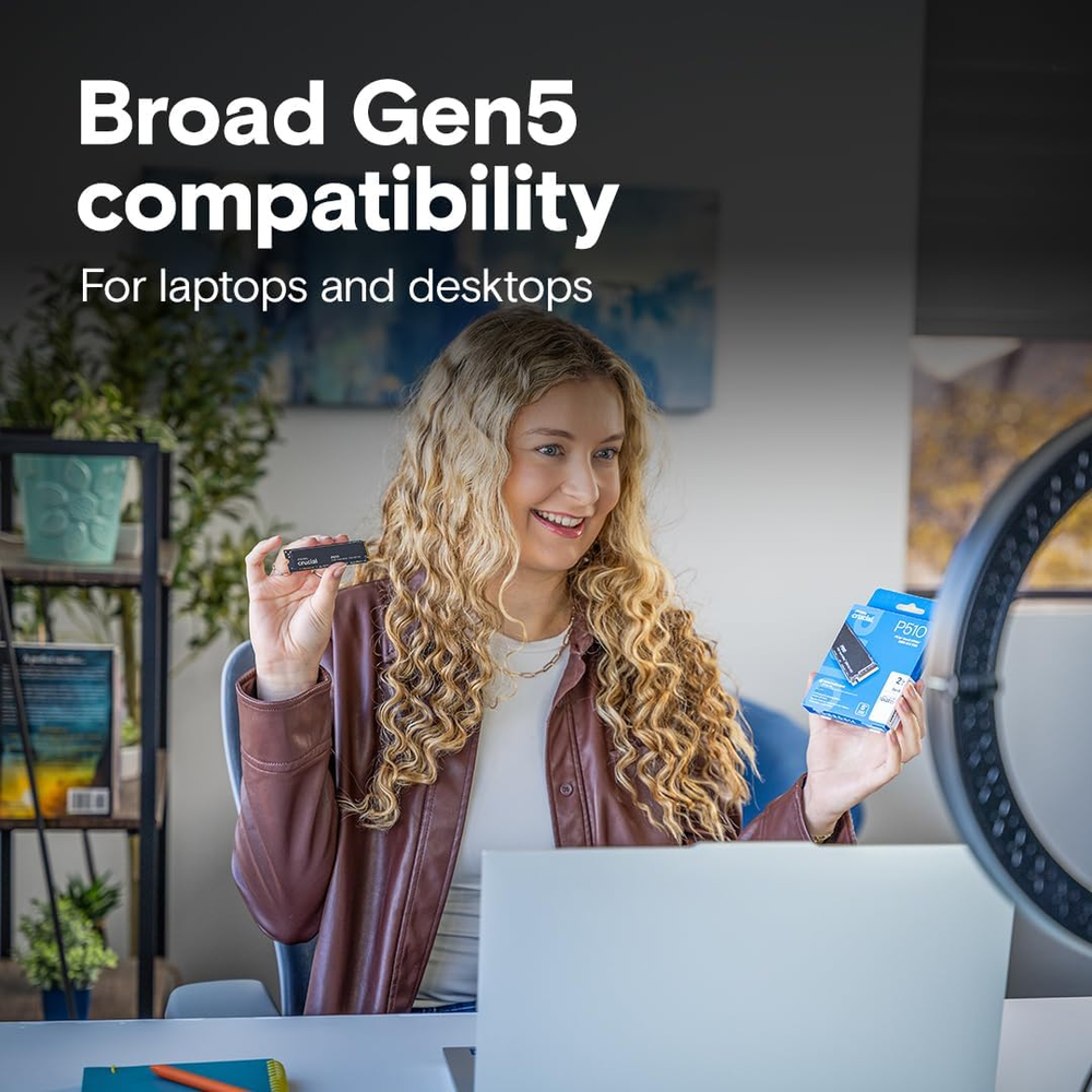 SSD Crucial P510 1TB PCIe Gen5
