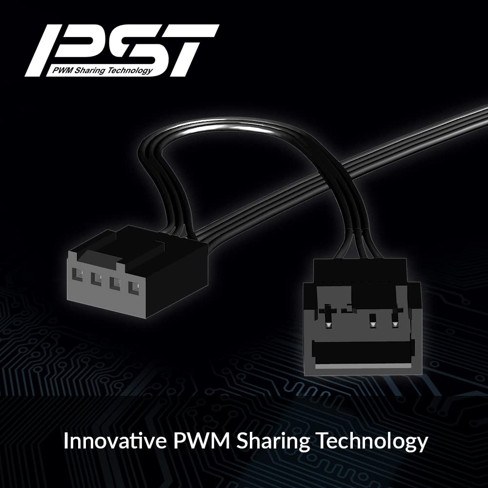 Kit 3 Ventiladores Arctic P12 PWM PST A-RGB