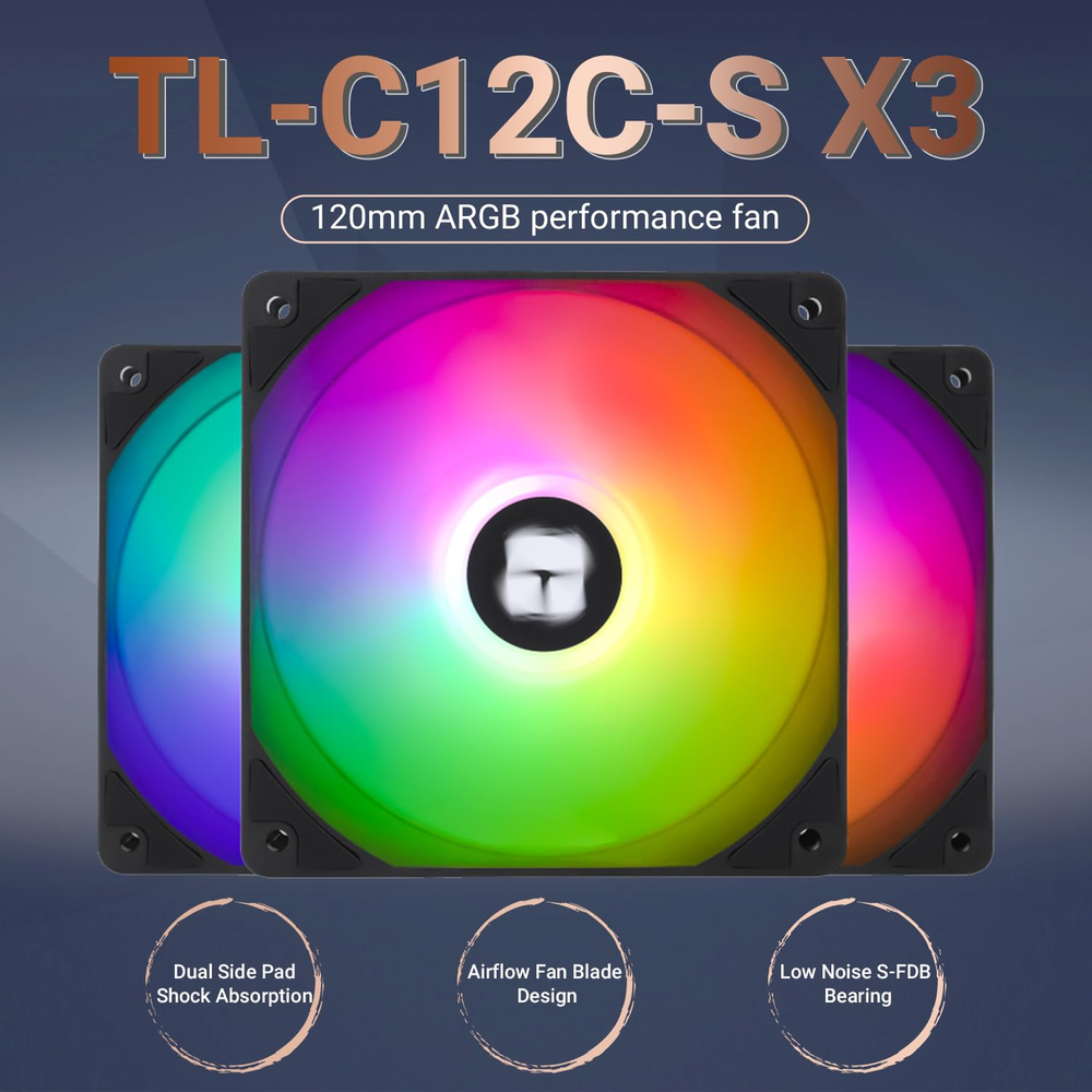 TL-C12C-S X3 Kit x3 120mm ARGB
