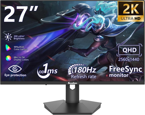27" 2K QHD 300Hz