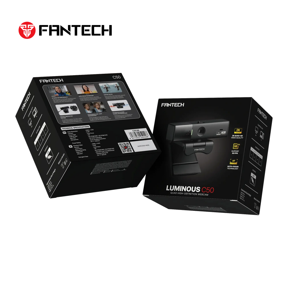 Fantech Luminous C50 Cámara Web 2K