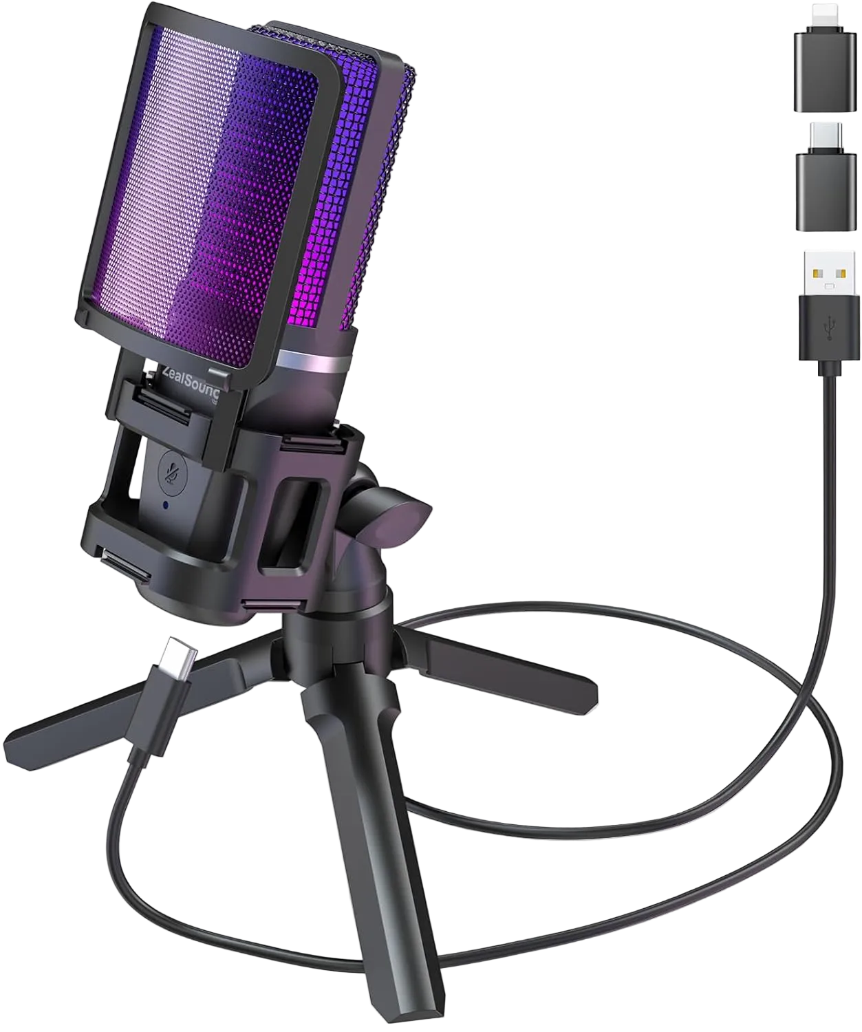 Zealsound Mic USB RGB