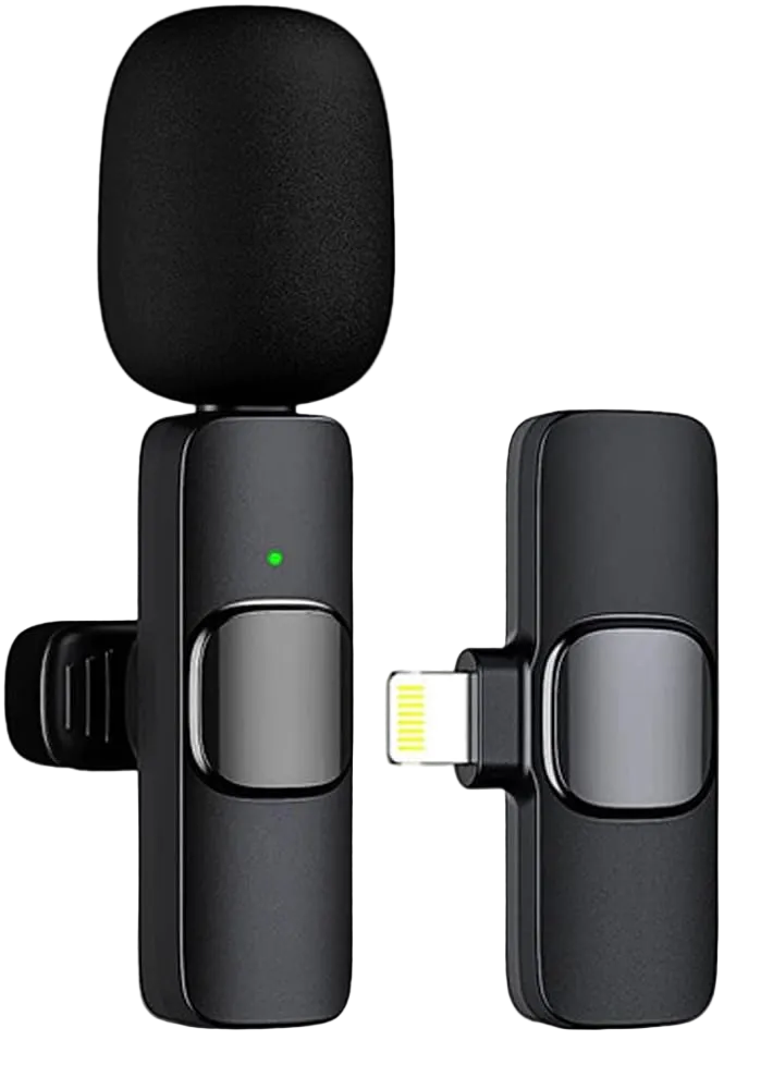 Micrófono de Solapa Inalámbrico Lightning iPhone