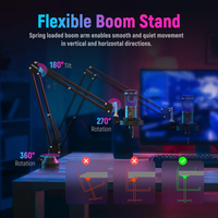 Micrófono USB Neewer CM200 RGB Kit 4 en 1