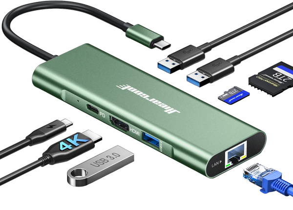 Hub Hearcool 8 en 1 USB-C UCN3610