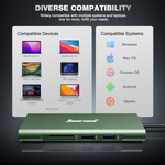 Hub Hearcool 8 en 1 USB-C UCN3610
