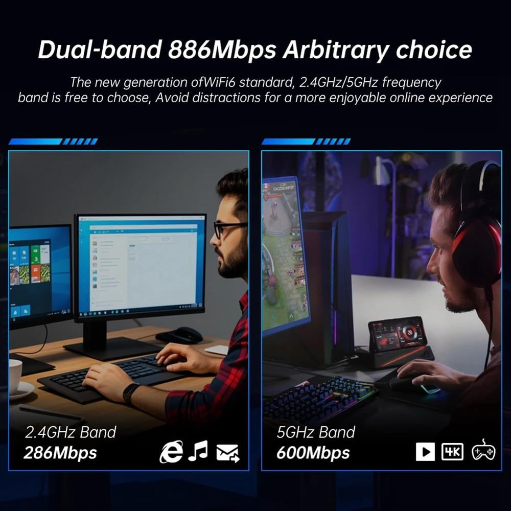 Adaptador WiFi 6 AX900 Dual Band
