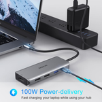 Hub 9 en 1 USB-C Adaptador Multifunción