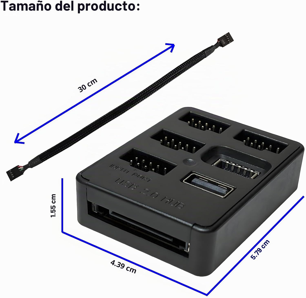 Hub USB Interno 5 Puertos