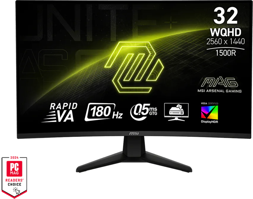 MONITOR MSI 32 MAG 32CQ6F 180HZ RAPIDVA 0.5MS 2560X1440