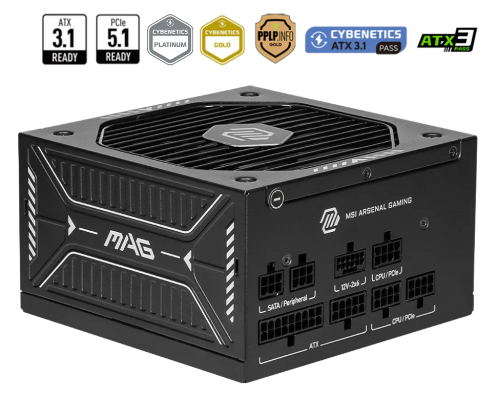 MAG A750GLS PCIE5 750W Gold