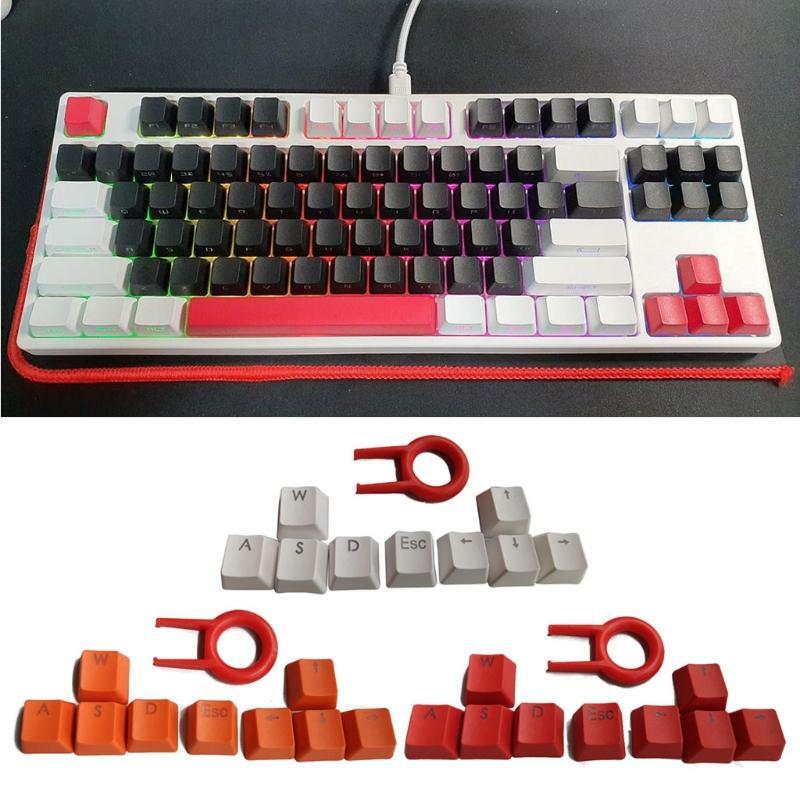 Kit 9 Teclas Rojas para Teclado Mecánico