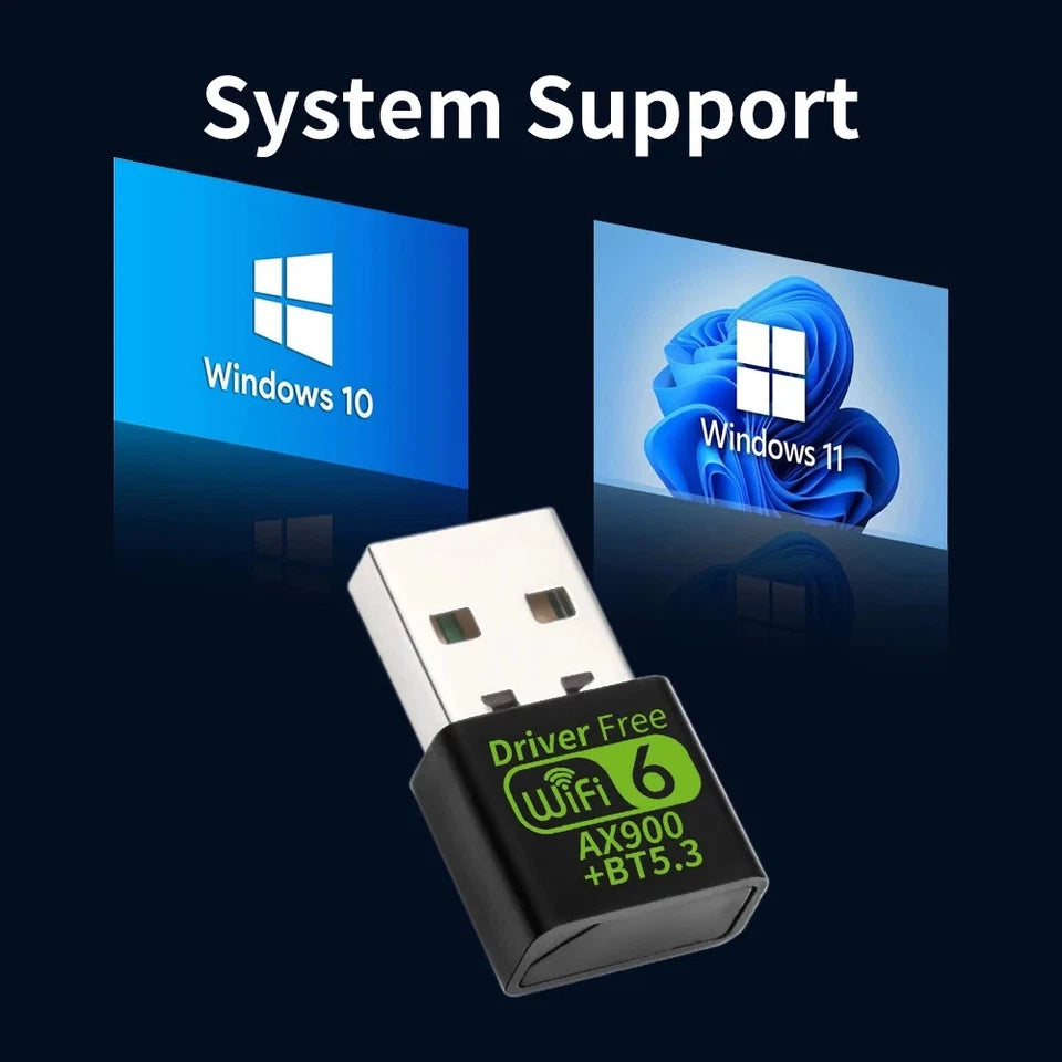 ADAPTADOR USB WIFI 6 WD-AX908C