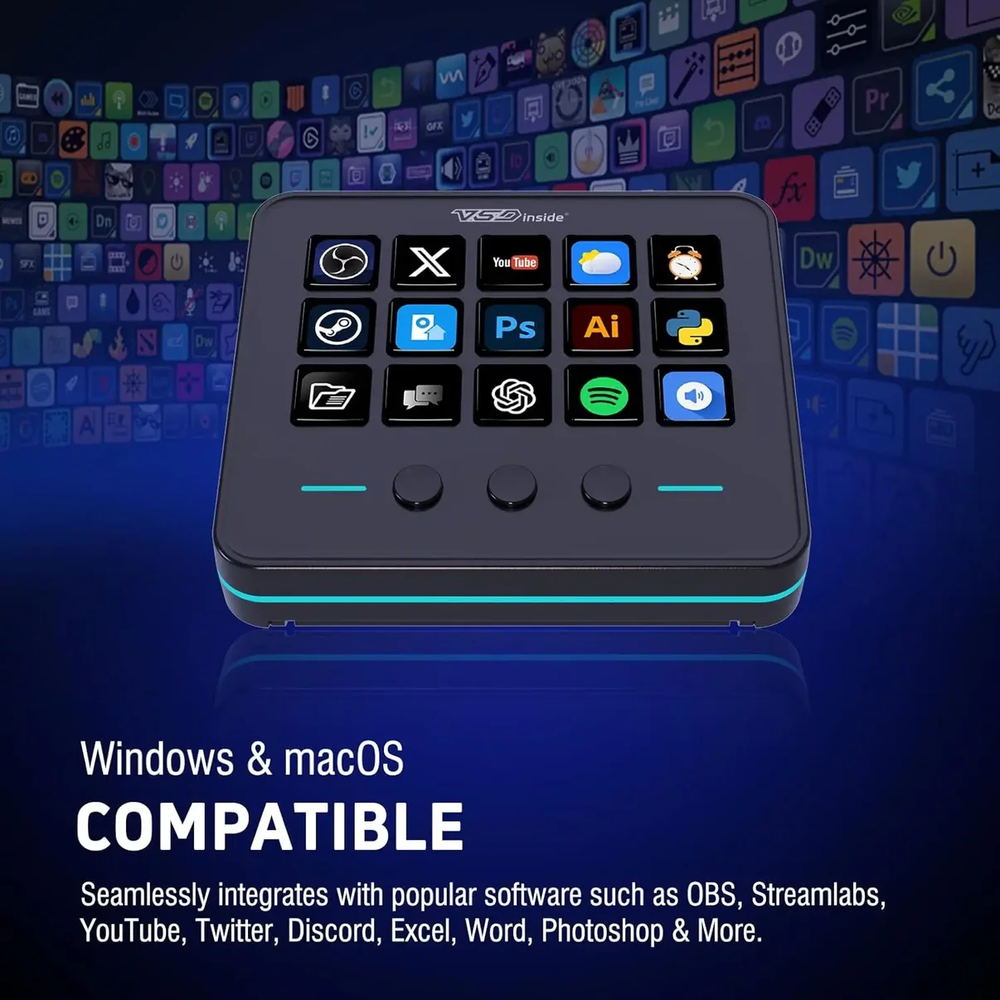 VSDinside Stream Dock 18 Teclas