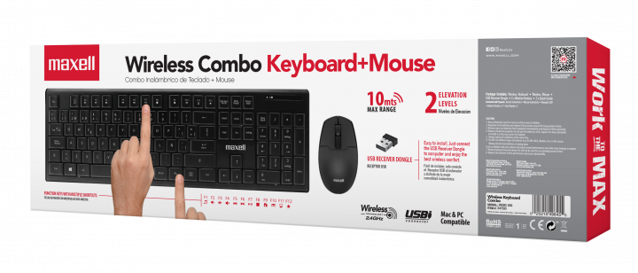 COMBO MAXELL WKBC-200