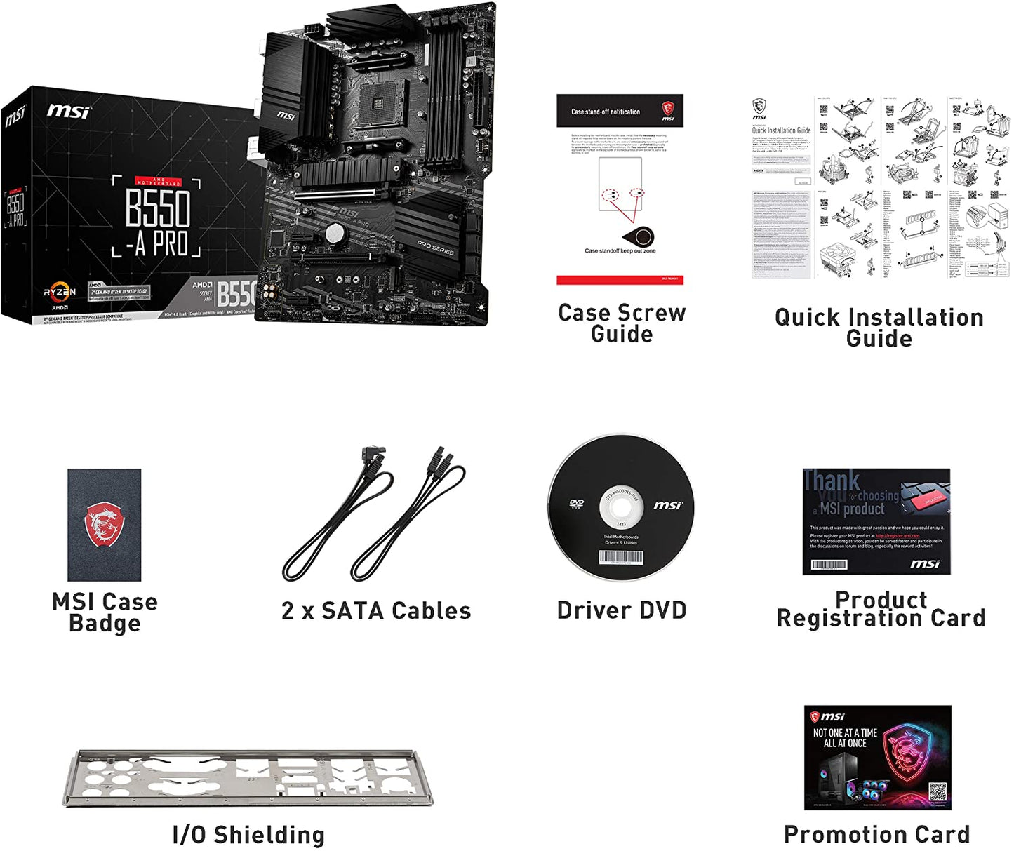 MOTHERBOARD MSI B550-A PRO AMD